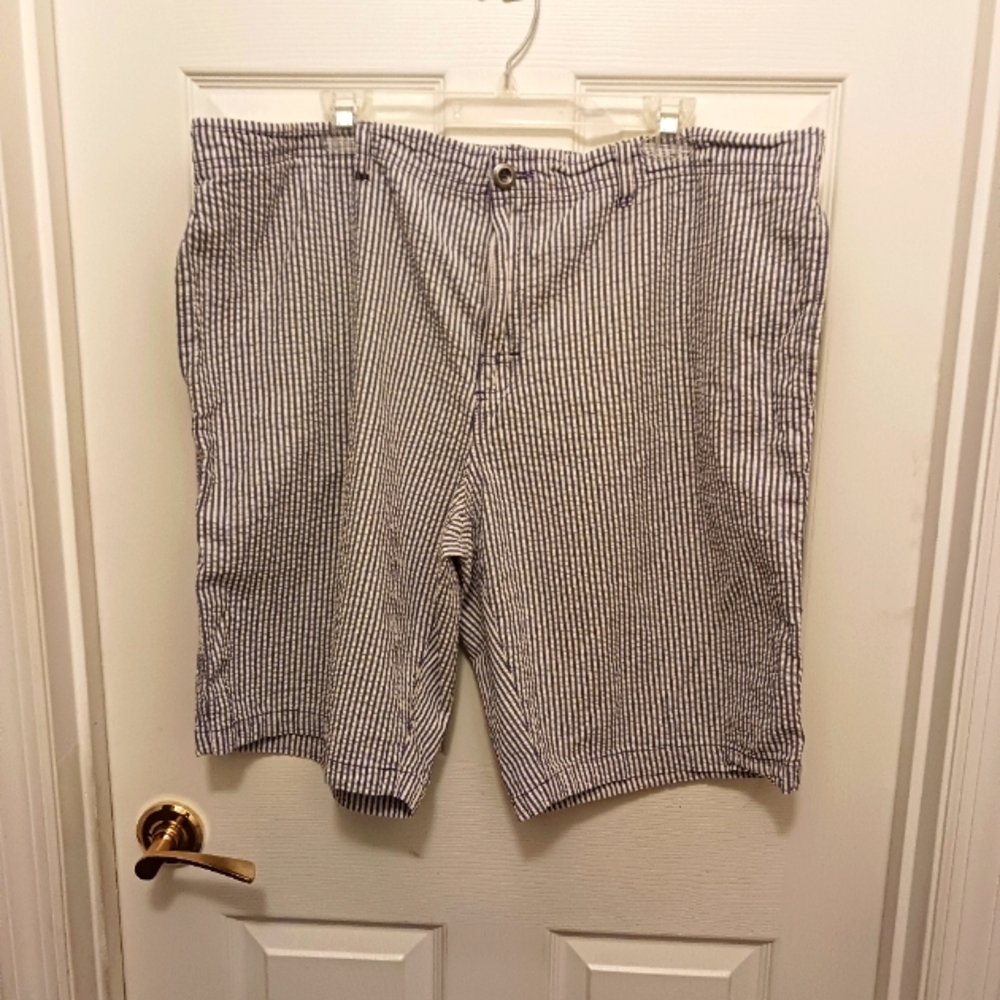 F&F Men's Seersucker  Shorts Size 44 Retro Grandpa Core Summer